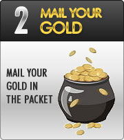 Mail your gold in the packet